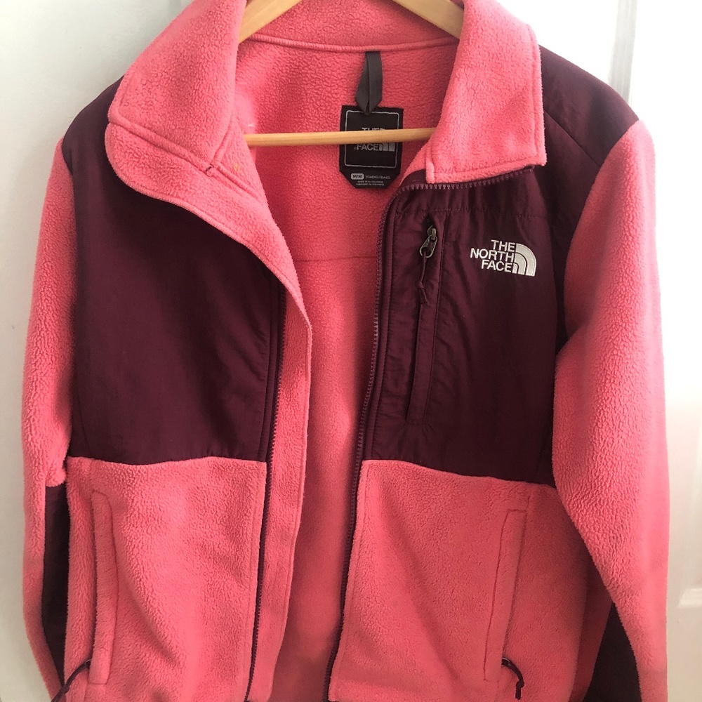 North Face Women's Denali 2 Jacket: Two-Tone Pink